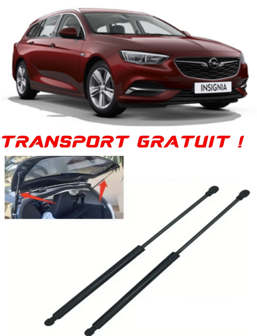 Set 2 amortizoare Haion portbagaj pentru masina Opel INSIGNIA B Sports Tourer (Z18)