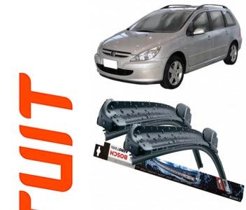 Stergatoare auto dedicat cu masina Peugeot 307