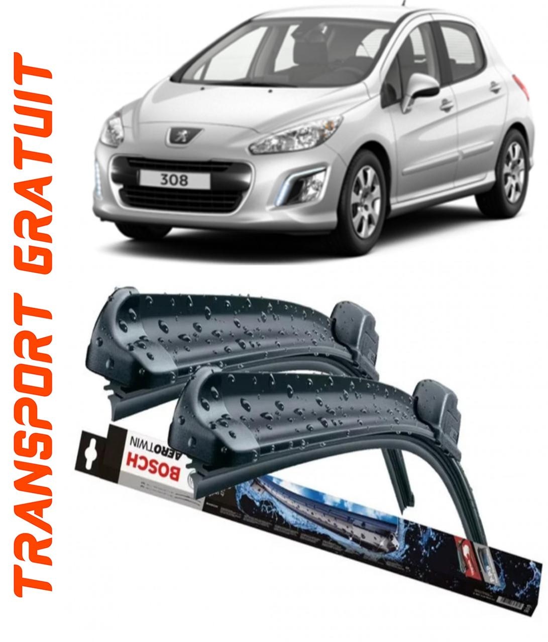 Stergatoare auto dedicat cu masina Peugeot 308