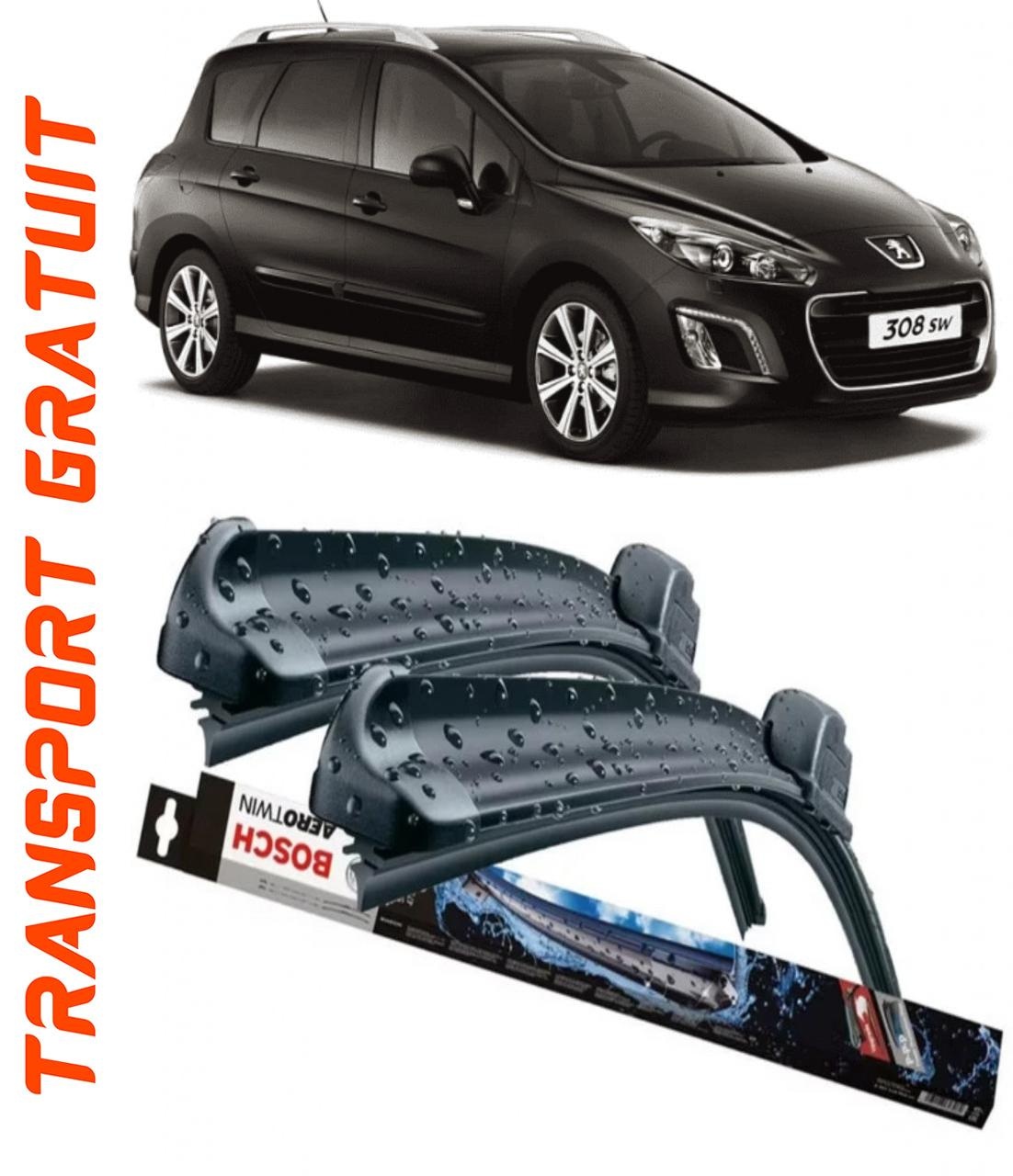 Stergatoare auto dedicat cu masina Peugeot 308