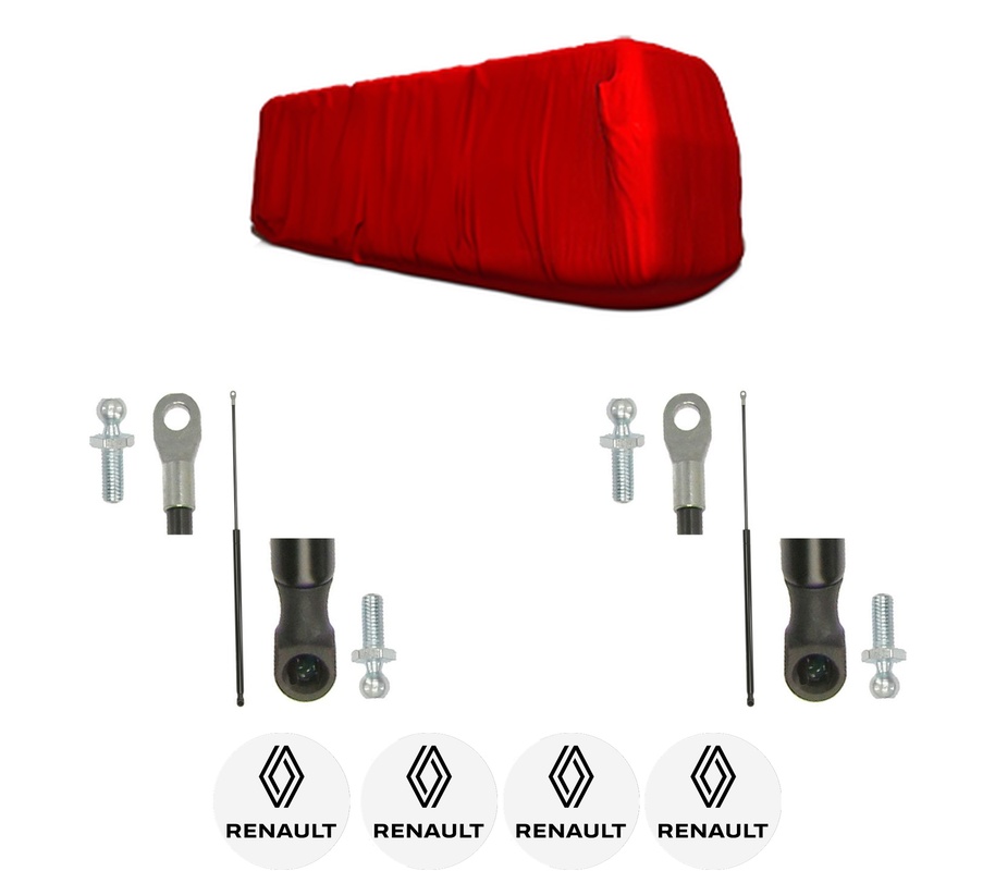 Set amortizoare portbagaj haion pentru RENAULT TRUCKS MIDLUM din 2000-2006, 2 bucati, KROSNO, 4 stickere auto RENAULT TRUCKS