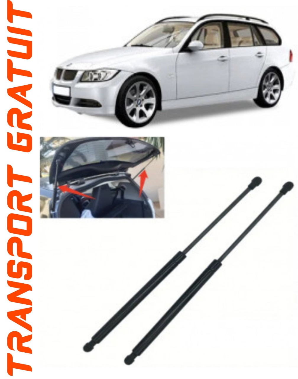 Set 2 amortizoare Haion portbagaj pentru masina BMW Seria 3