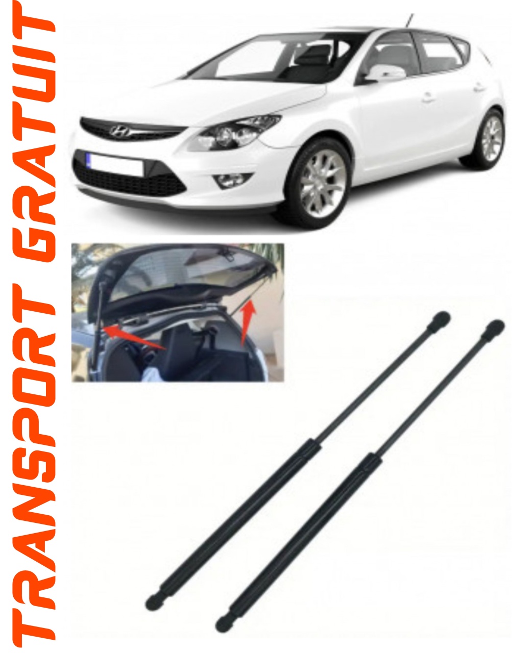 Set 2 amortizoare Haion portbagaj pentru masina Hyundai I30
