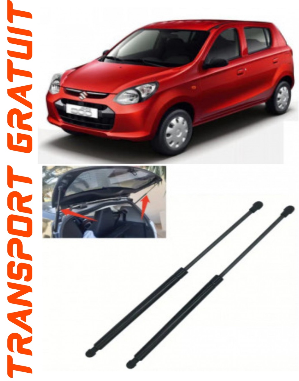 Set 2 amortizoare Haion portbagaj pentru masina Suzuki Alto