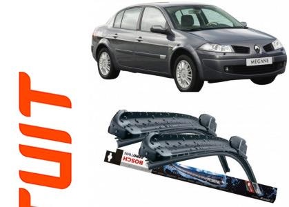 Stergatoare auto dedicat cu masina Renault Megane