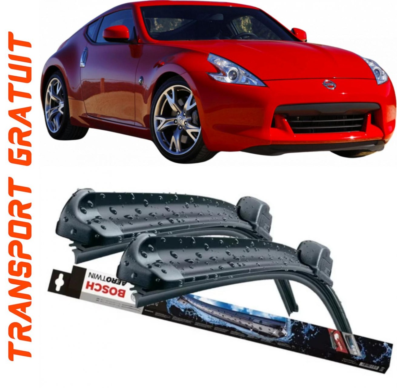 Stergatoare auto dedicat cu masina Nissan 370Z
