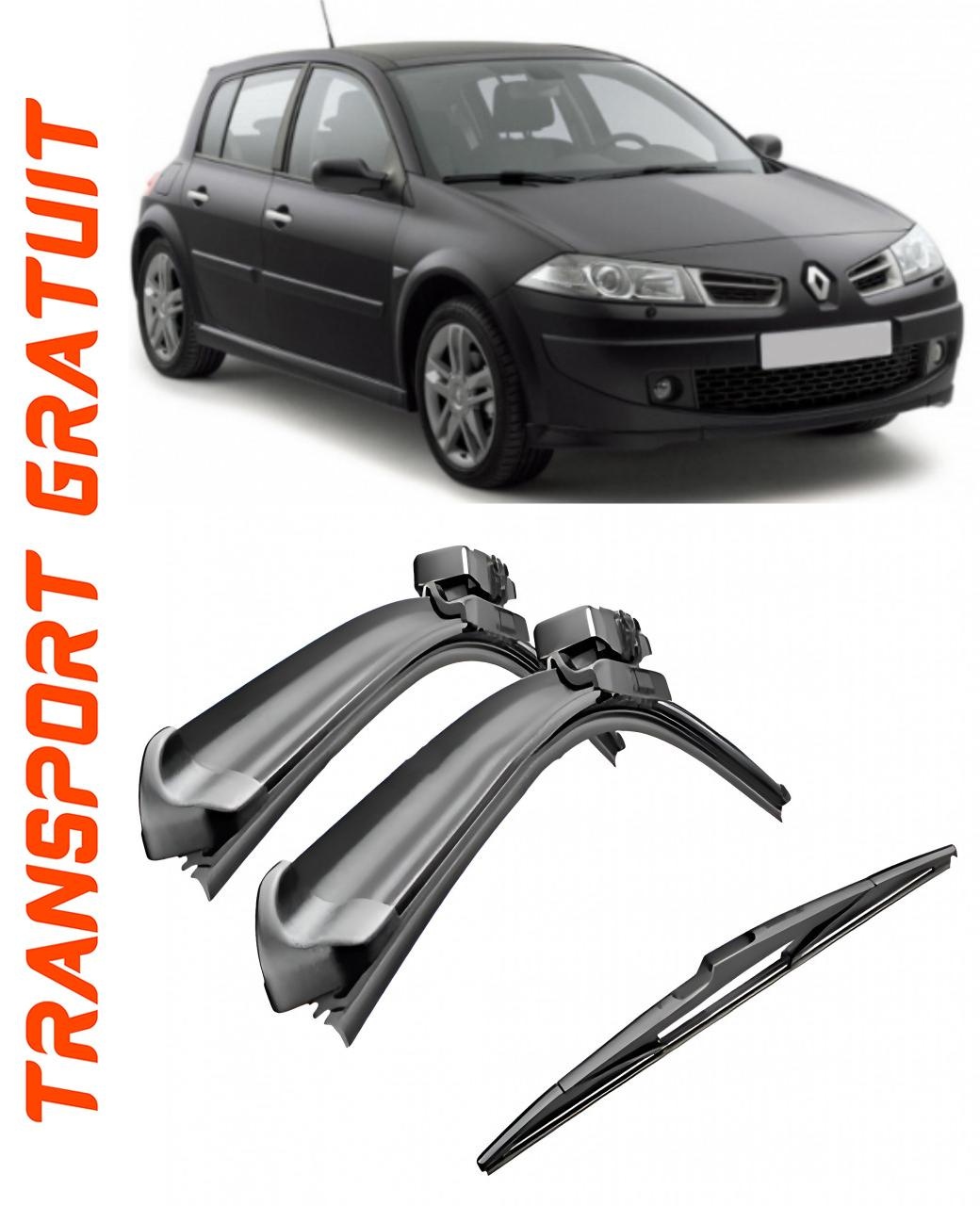 Stergatoare auto dedicat cu masina Renault Megane