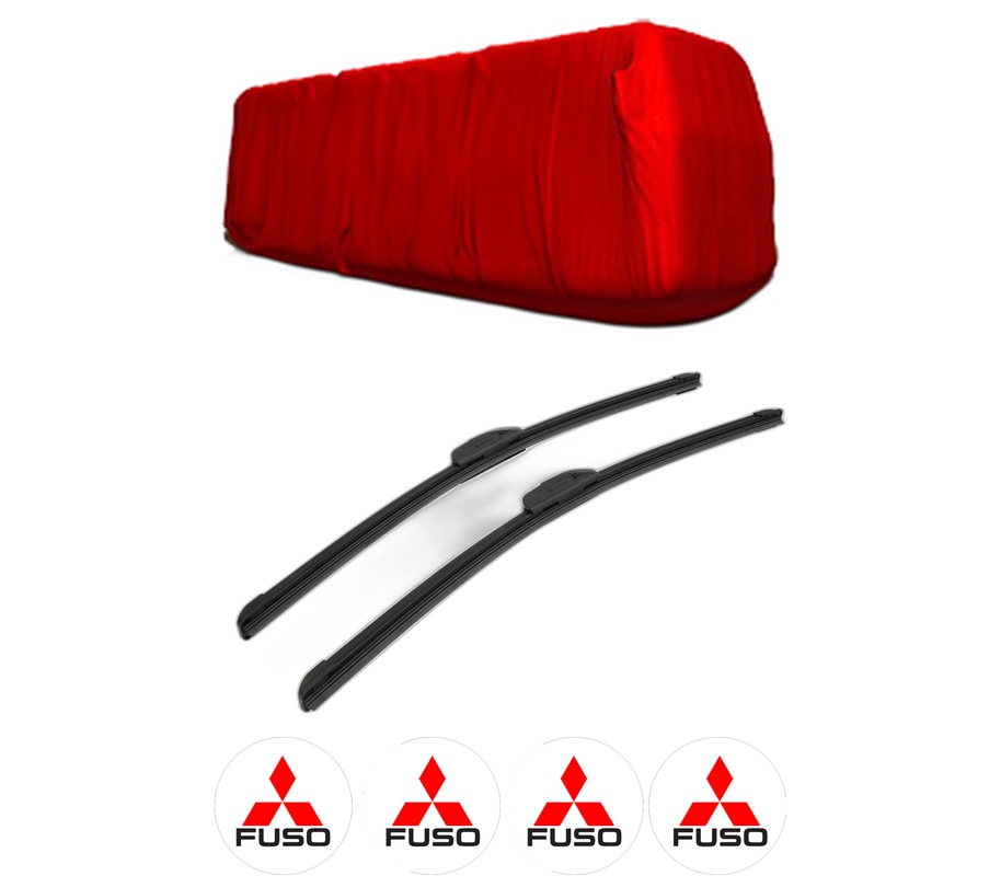 Set stergatoare auto FUSO (MITSUBISHI) CANTER din 2013, pentru parbriz auto, 2 bucati, Bosch Aerotwin Retrofit, din cauciuc siliconat rezistent, 4 Stickere Auto FUSO (MITSUBISHI)