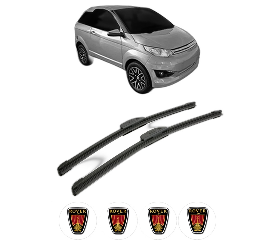 Set stergatoare auto ROVER COUPE din 1996, pentru parbriz auto, 2 bucati, Bosch Aerotwin Retrofit, din cauciuc siliconat rezistent, 4 Stickere Auto ROVER