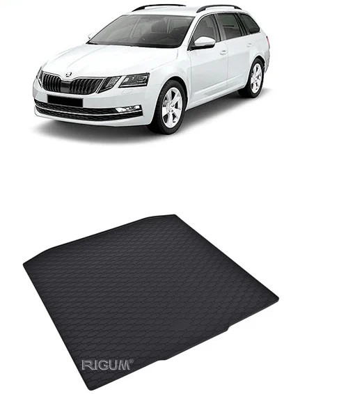 Tavita auto SKODA Octavia III Combi 2013-2020, protectie portbagaj, Cri-Flo, din cauciuc 100%, compatibil cu autoturismul SKODA Octavia III