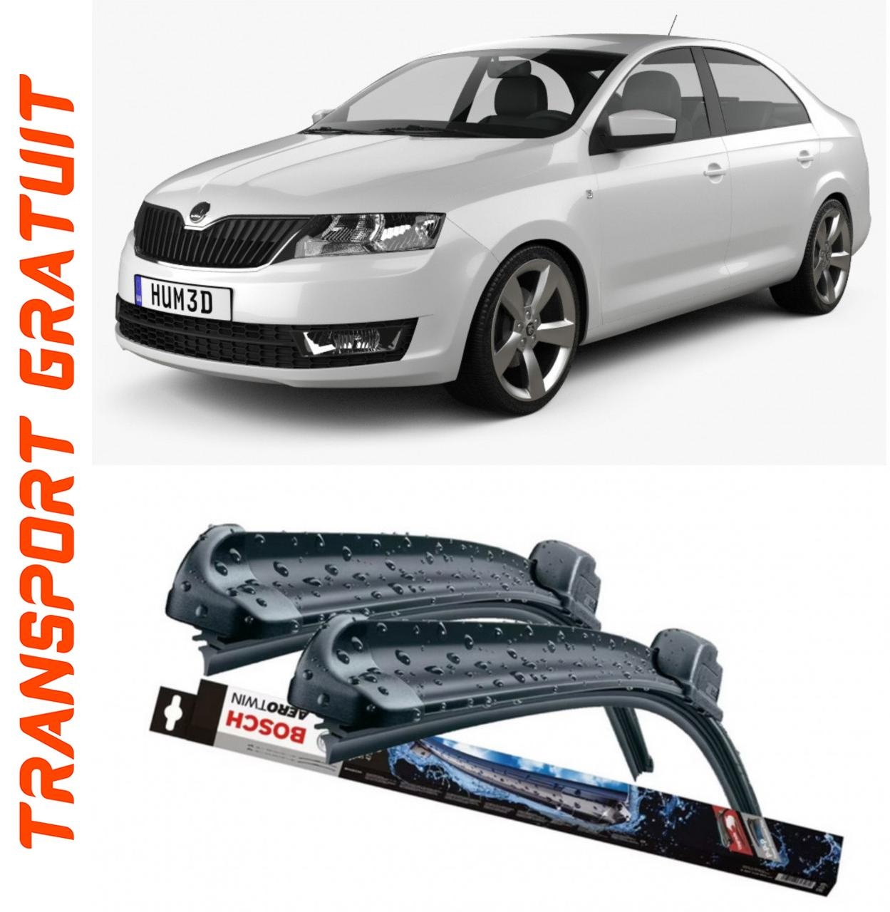 Stergatoare auto dedicat cu masina SKODA Rapid
