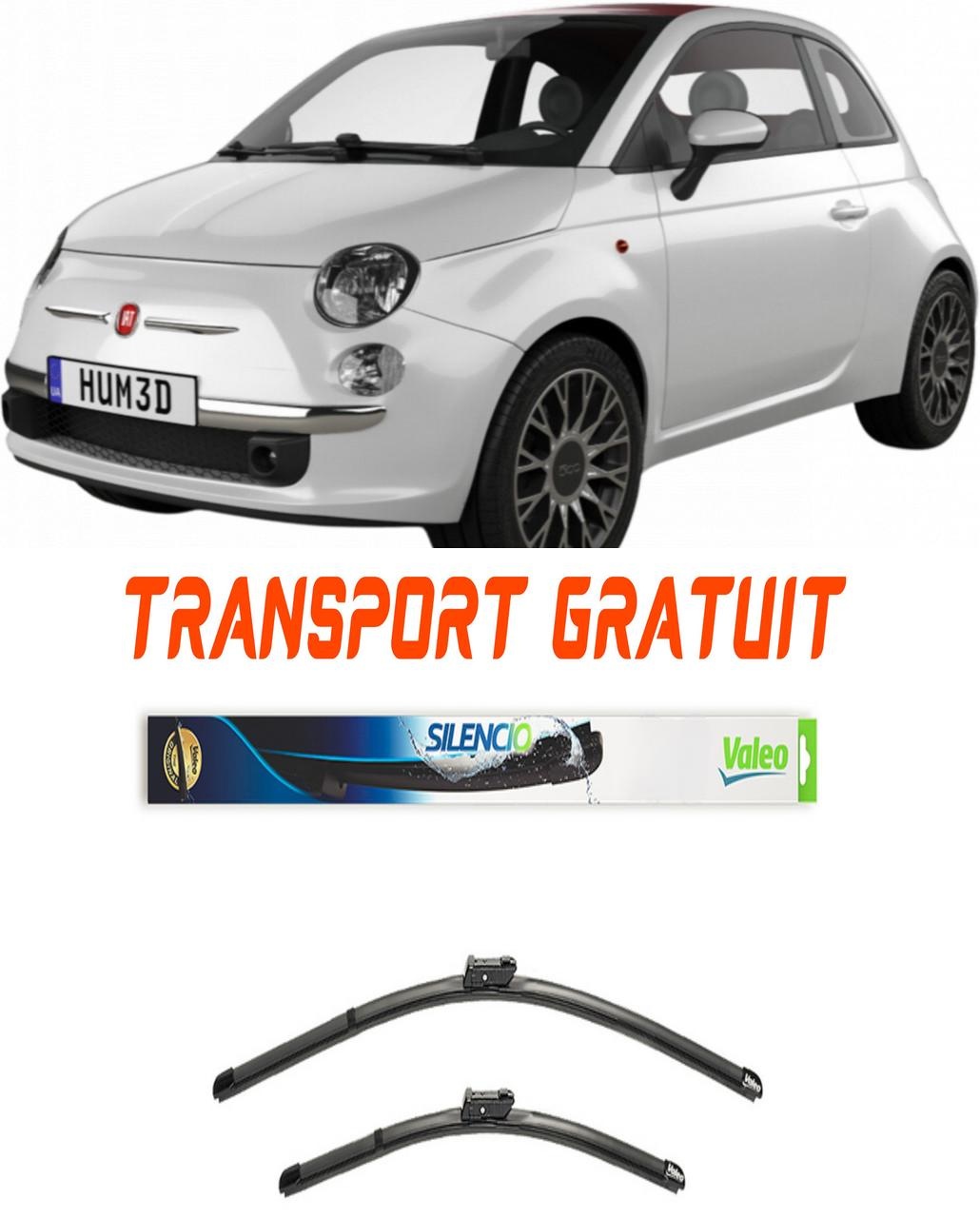 Set Stergatoare auto dedicate pentru masina Fiat 500