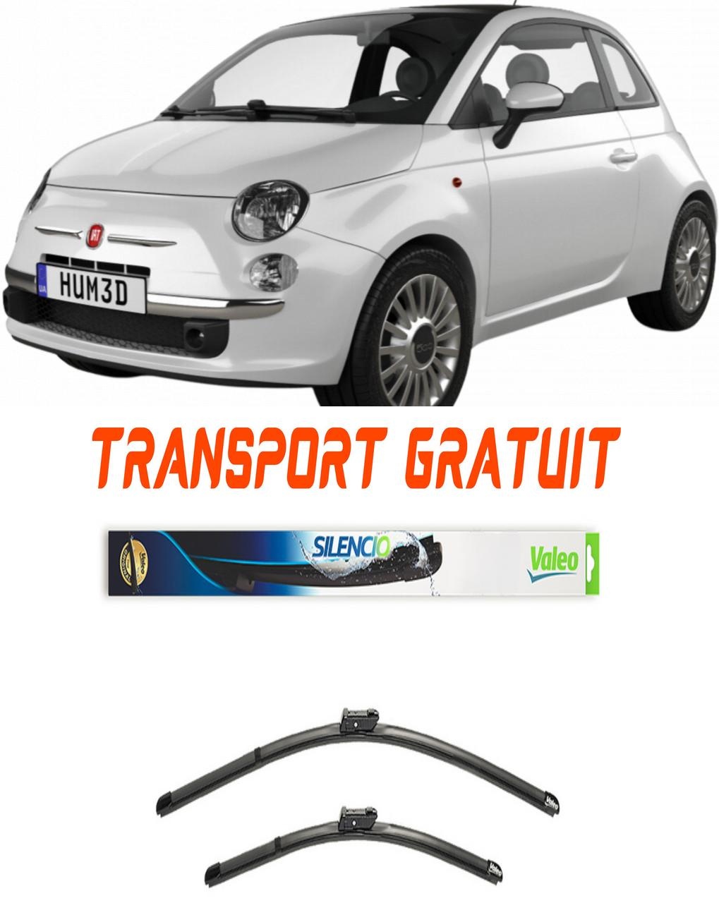 Set Stergatoare auto dedicate pentru masina Fiat 500