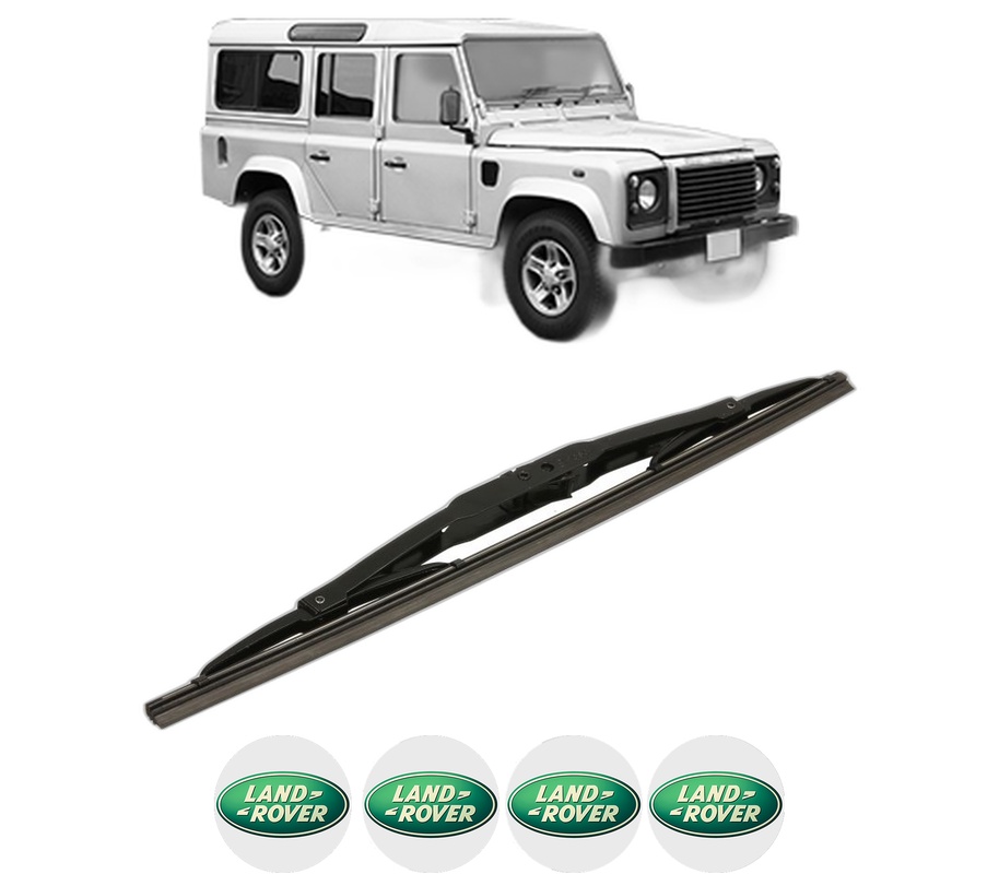 Stergator lamela spate LAND ROVER DEFENDER Platform/Chassis (L316) din 2007 - 2016, pentru luneta auto, Bosch Twin, din cauciuc siliconat rezistent, 4 Stickere Auto LAND ROVER