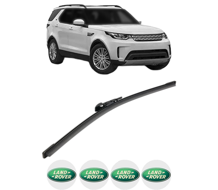 Stergator lamela spate LAND ROVER DISCOVERY V VAN (L462) din 2016 - 2018, pentru luneta auto, Bosch Aerotwin, din cauciuc siliconat rezistent, 4 Stickere Auto LAND ROVER