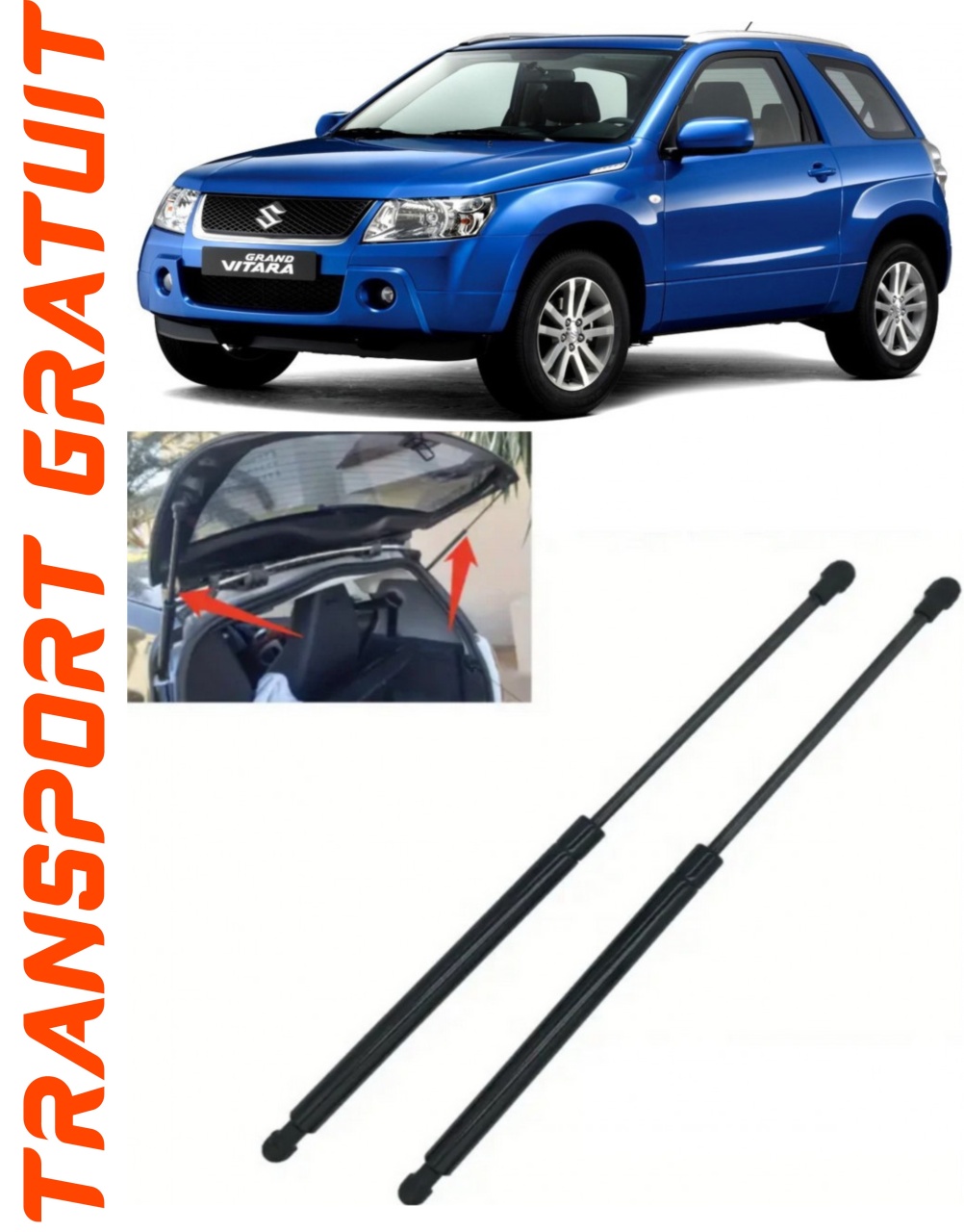 Set 2 amortizoare Haion portbagaj pentru masina Suzuki Vitara