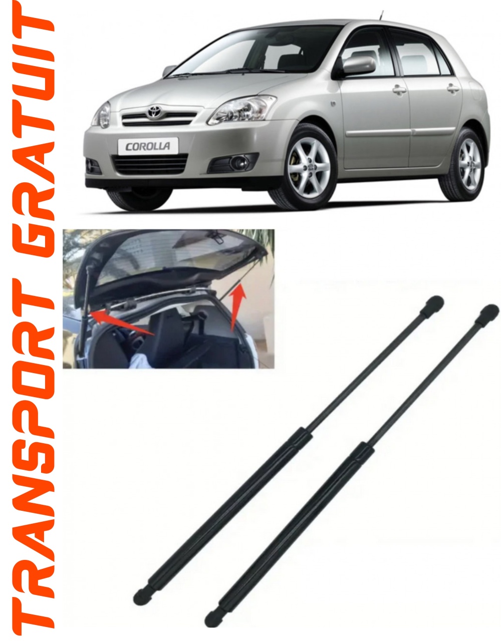 Set 2 amortizoare Haion portbagaj pentru masina Toyota Avensis