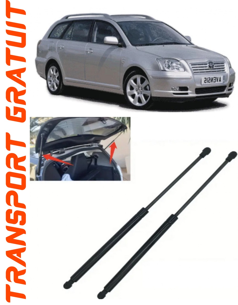 Set 2 amortizoare Haion portbagaj pentru masina Toyota Avensis