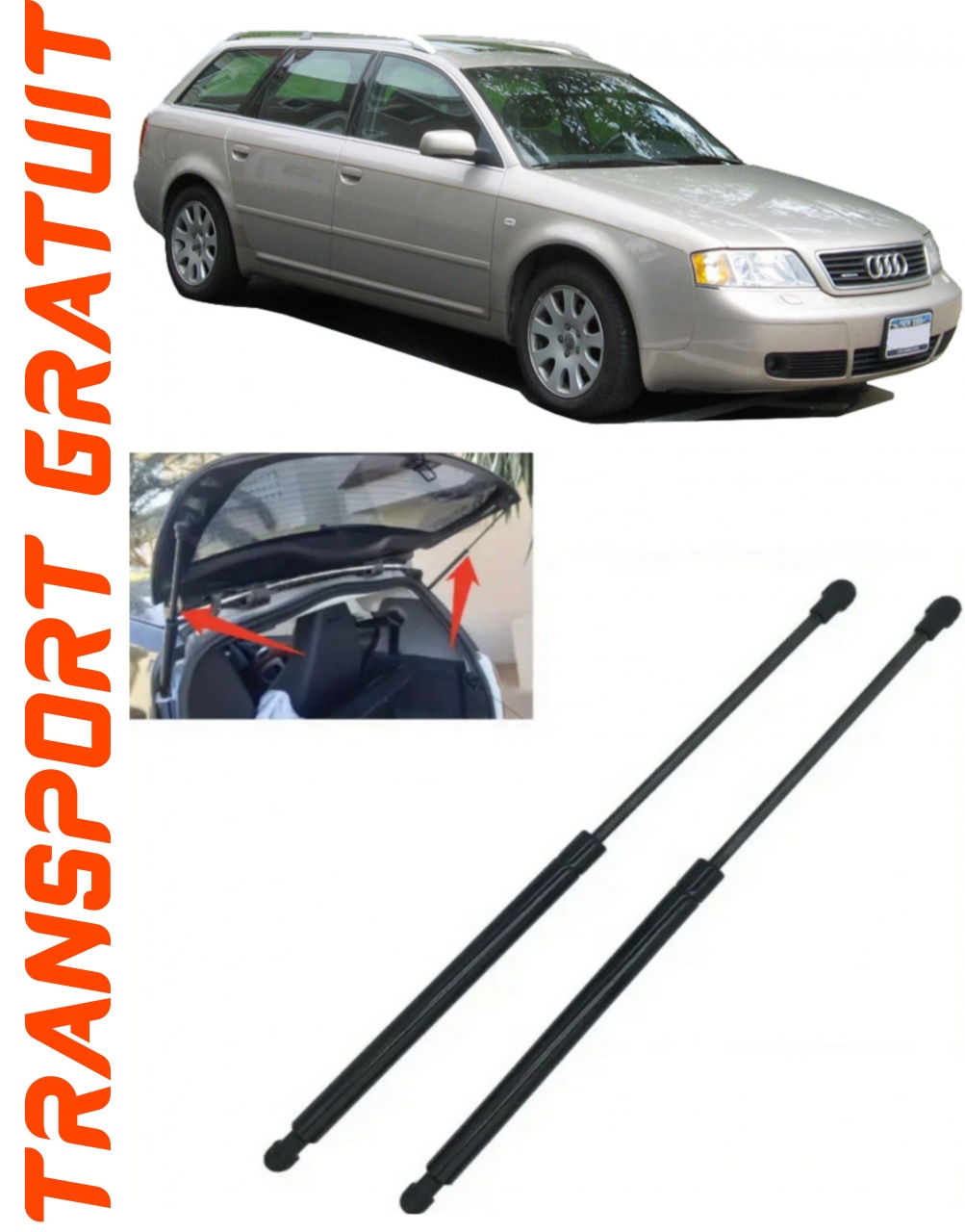 Set 2 amortizoare Haion portbagaj pentru masina AUDI A6