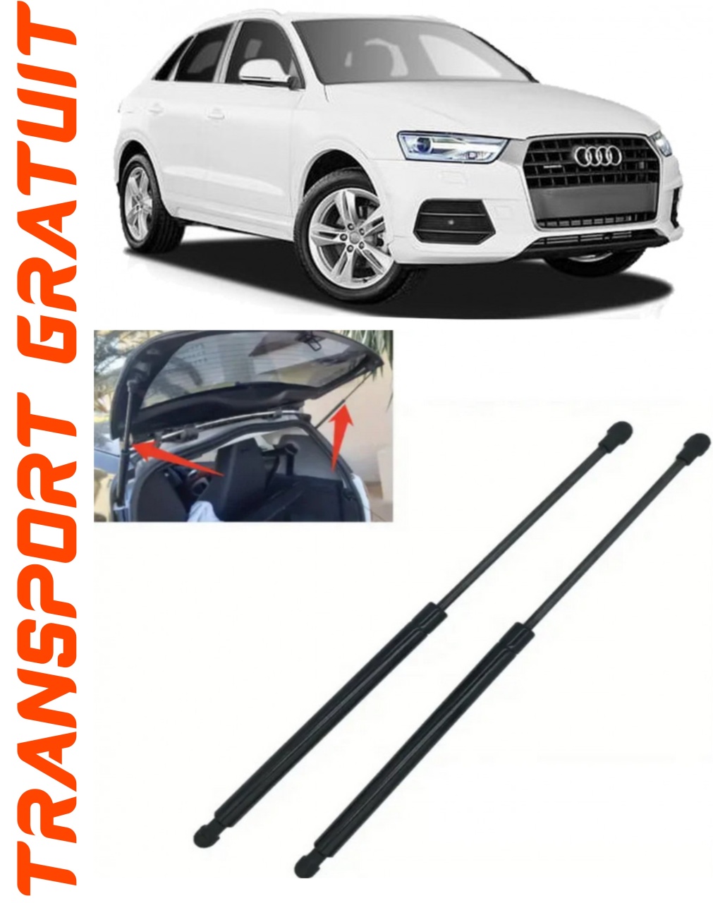 Set 2 amortizoare Haion portbagaj pentru masina AUDI Q3