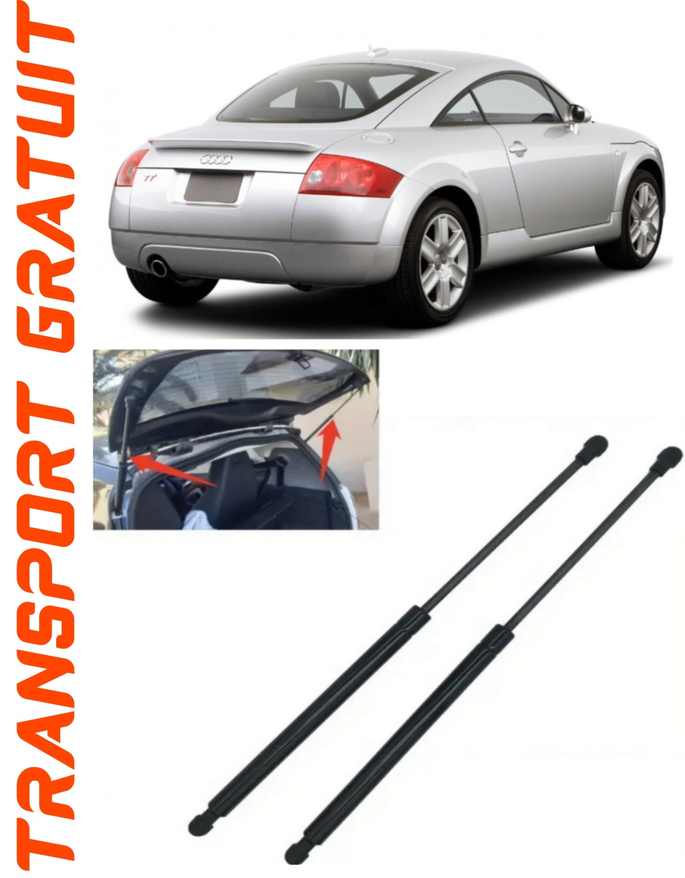 Set 2 amortizoare Haion portbagaj pentru masina AUDI TT