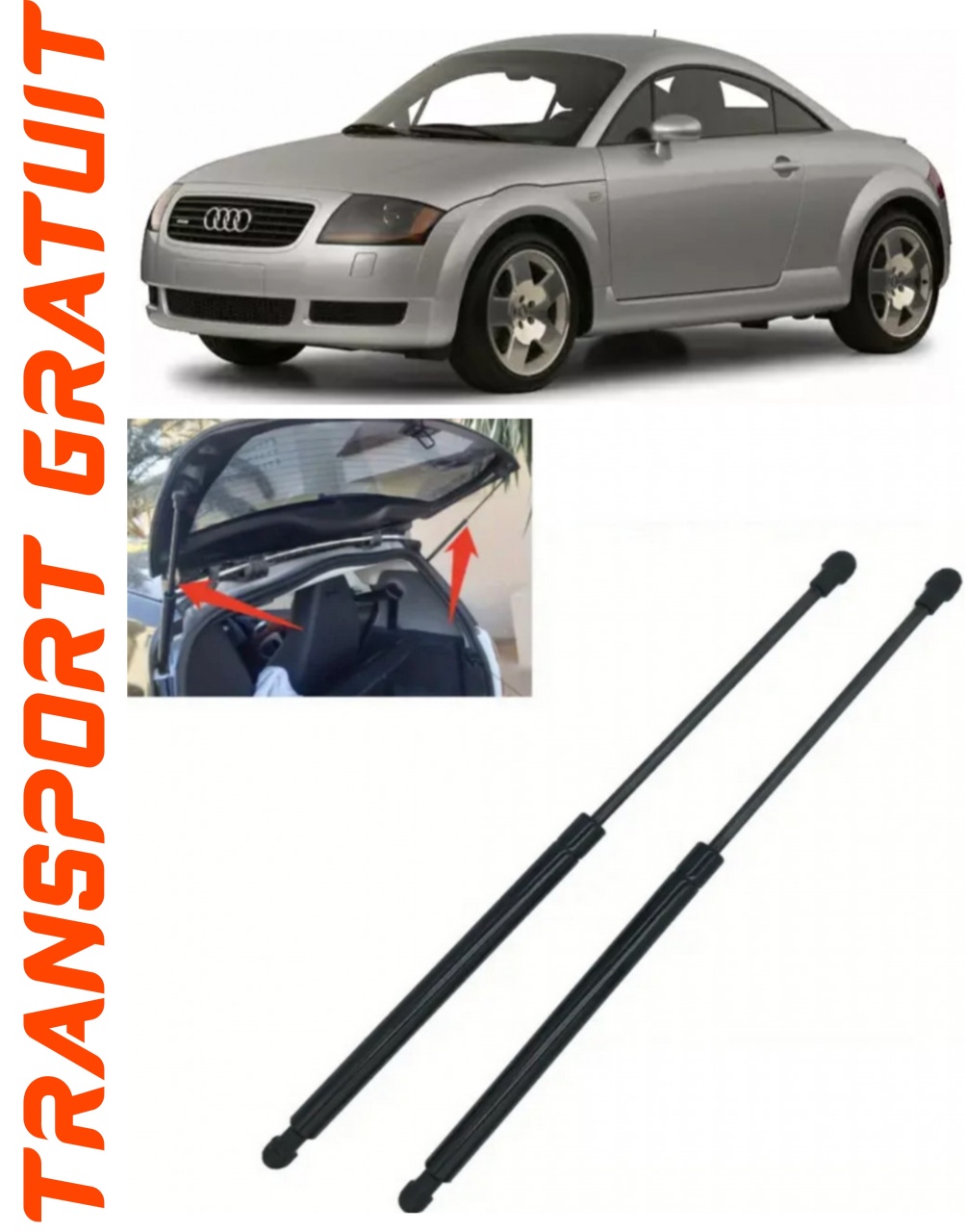 Set 2 amortizoare Haion portbagaj pentru masina AUDI TT