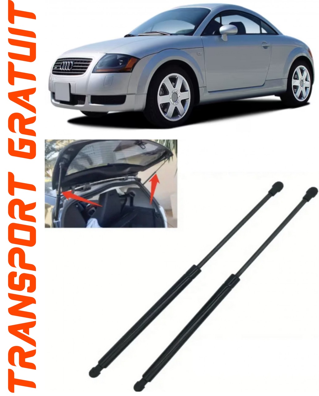 Set 2 amortizoare Haion portbagaj pentru masina AUDI TT