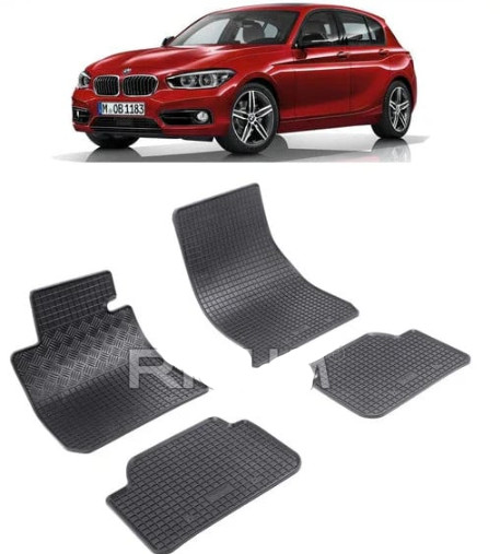 Set 4 covorase Bmw Seria 1 3-Usi Hatchback 2011-2019, din cauciuc 100%, compatibile cu autoturismul BMW Seria 1