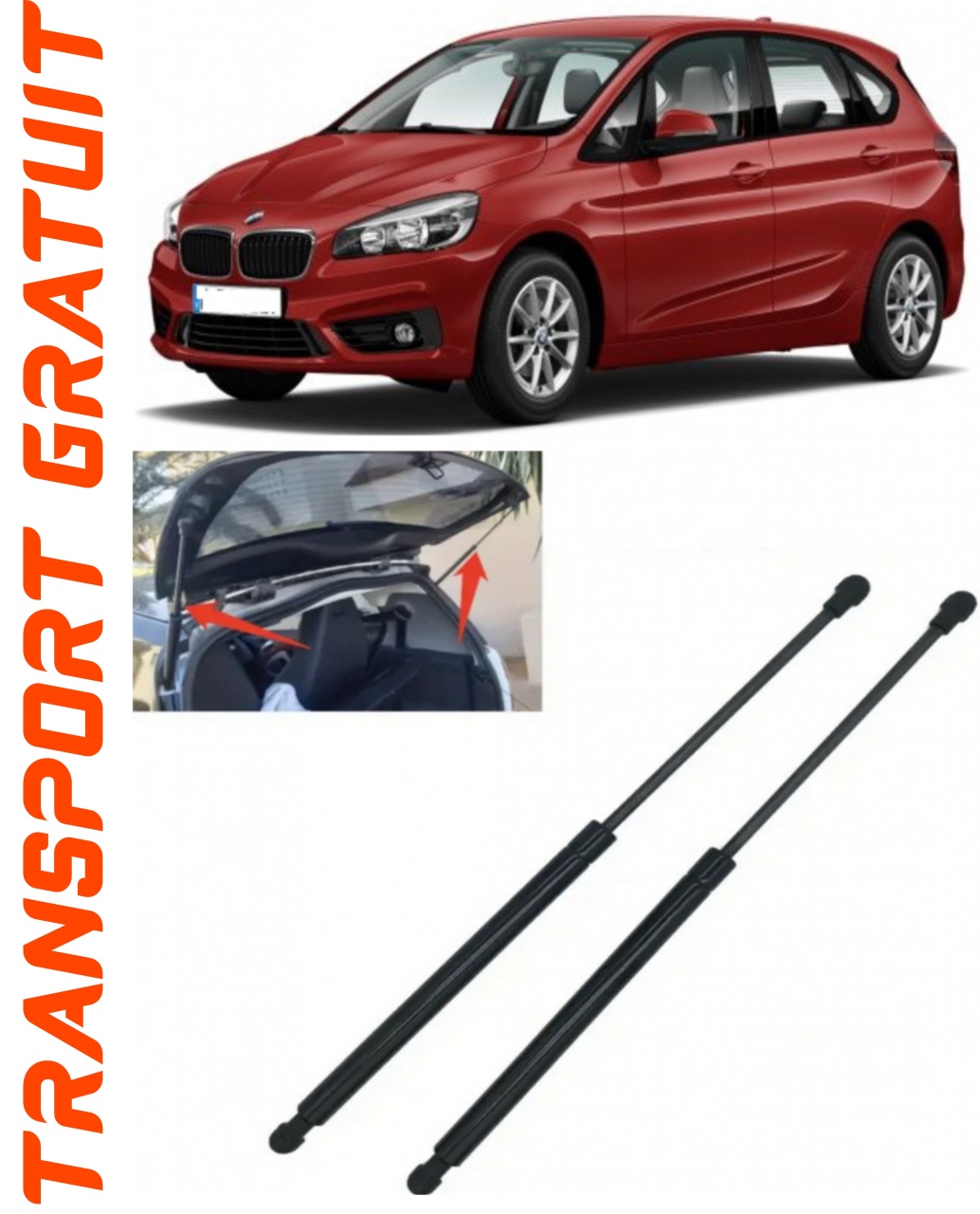 Set 2 amortizoare Haion portbagaj pentru masina BMW Seria 2, 2 Active Tourer