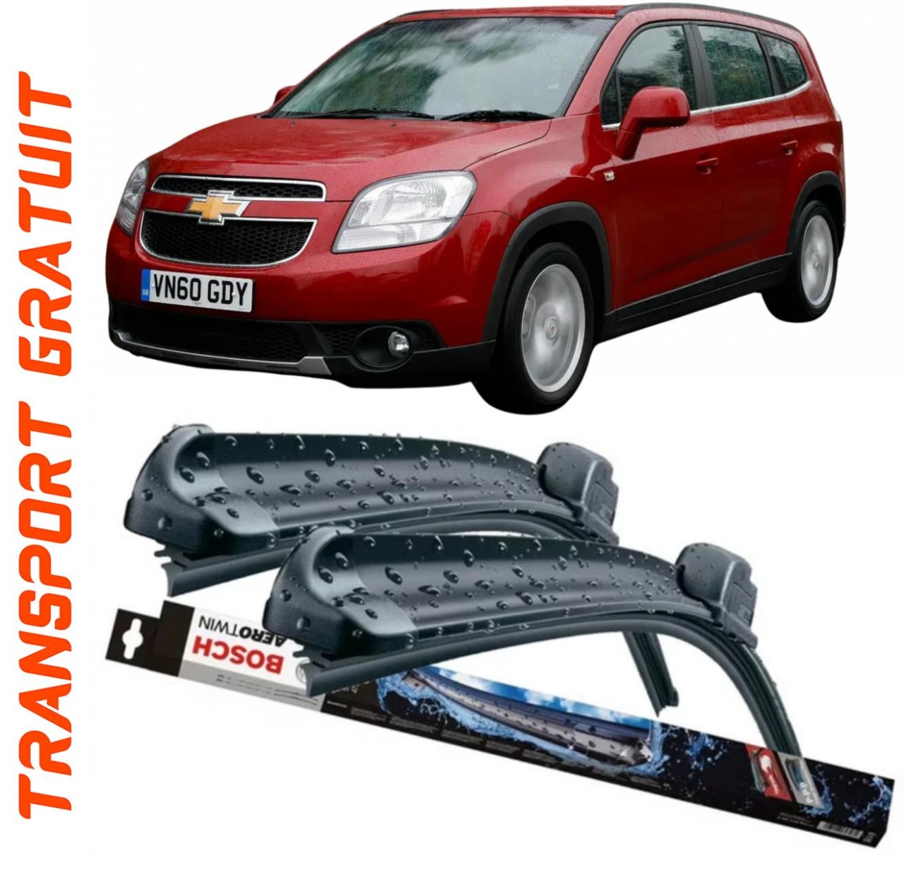 Stergatoare auto dedicat cu masina Chevrolet 
