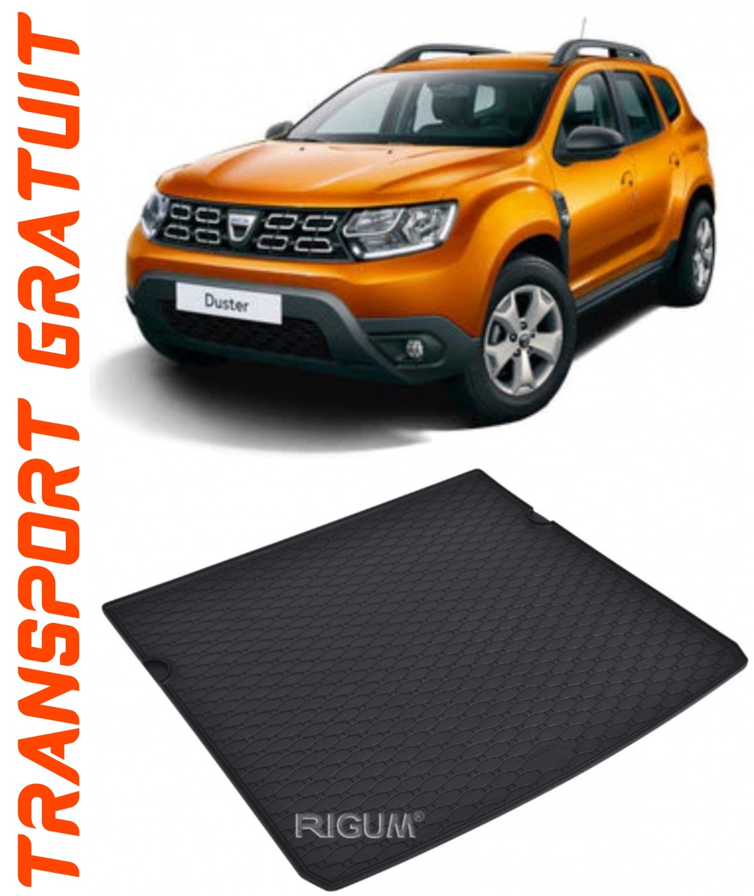 Tavita portbagaj auto dedicata pentru masina Dacia Duster