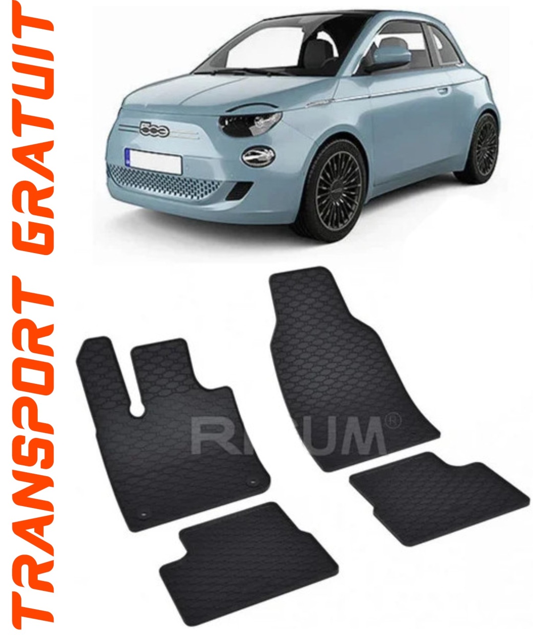 Covorase auto pentru masina ta Fiat 500