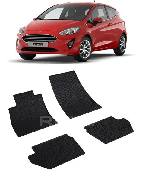 Set 4 covorase Ford Puma 2020-prezent, din cauciuc 100%, compatibile cu autoturismul FORD Puma
