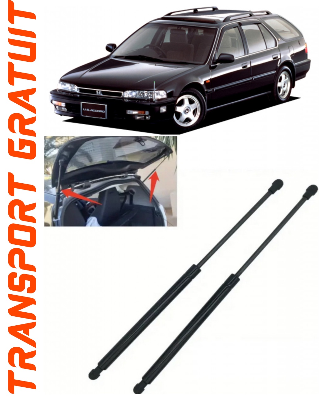 Set 2 amortizoare Haion portbagaj pentru masina Honda Accord VI