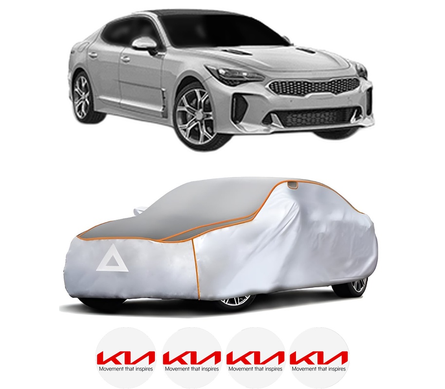 Husa Prelata Antigrindina Auto KIA STINGER Hatchback Van (CK) din 2018, Protectie auto contra intemperiilor la grindina, Waterproof, 4x Stickere auto KIA