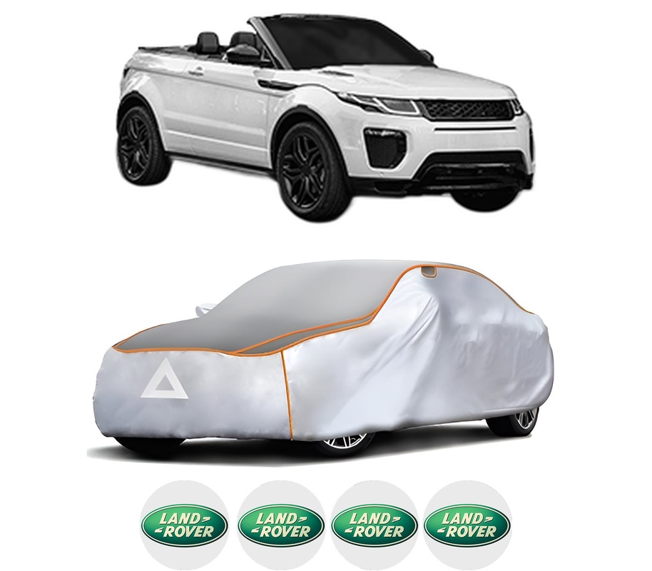 Husa Prelata Antigrindina Auto LAND ROVER RANGE ROVER EVOQUE Convertible (L538) din 2015-2019, Protectie auto contra intemperiilor la grindina, Waterproof, 4x Stickere auto LAND ROVER