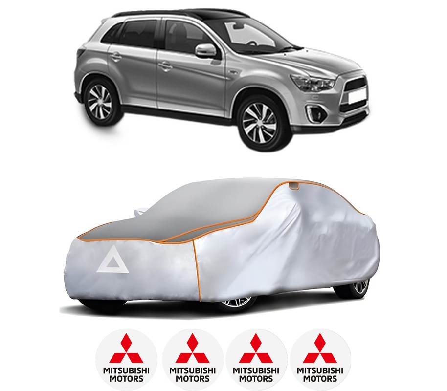 Husa Prelata Antigrindina Auto MITSUBISHI ASX (GA_W_) din 2010-2015, Protectie auto contra intemperiilor la grindina, Waterproof, 4x Stickere auto MITSUBISHI