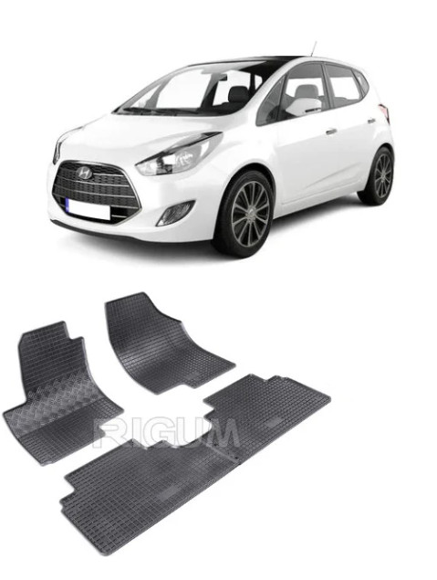 Set 4 covorase Kia Venga 2009-2019, din cauciuc 100%, compatibile cu autoturismul KIA Venga