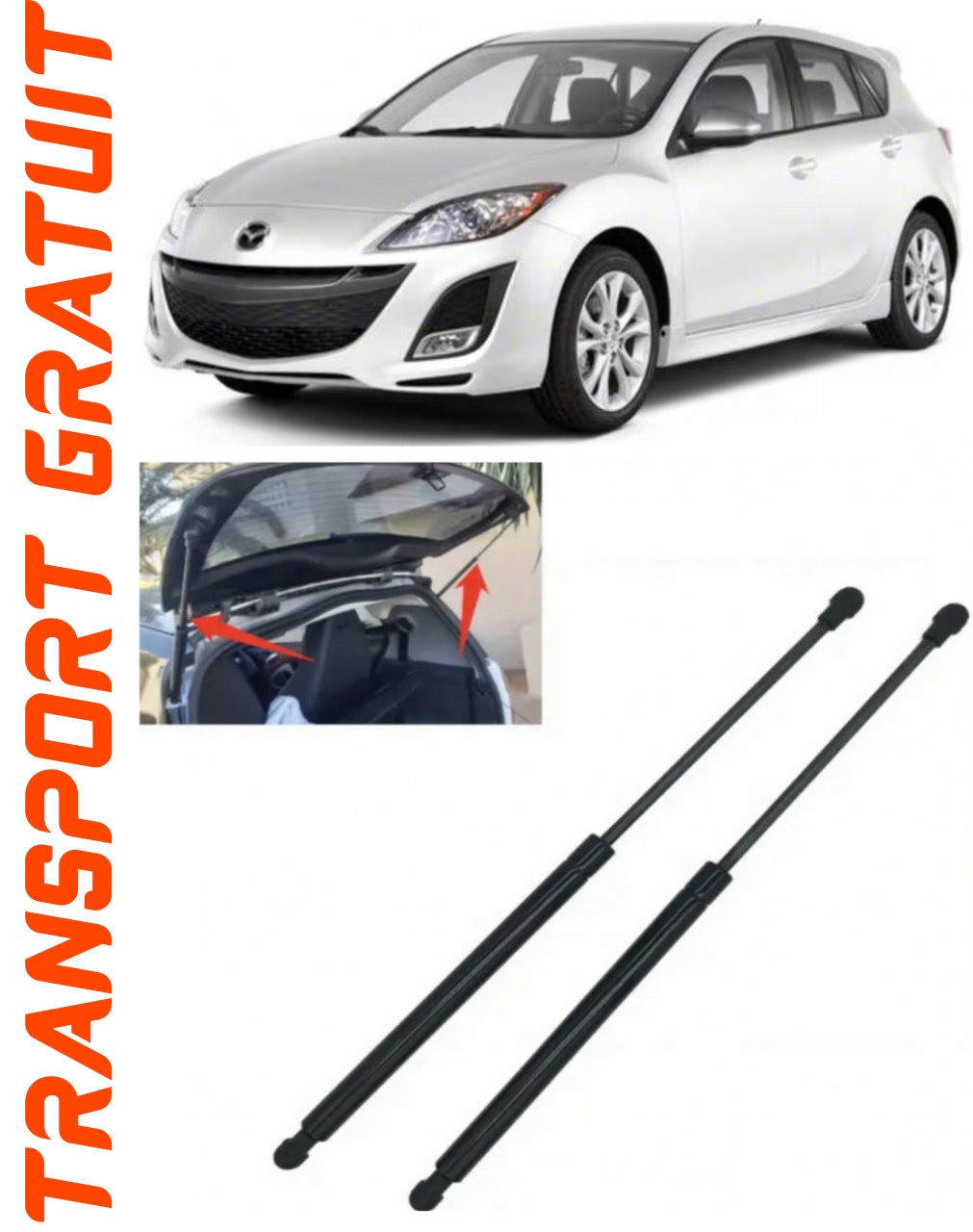 Set 2 amortizoare Haion portbagaj pentru masina Mazda 3