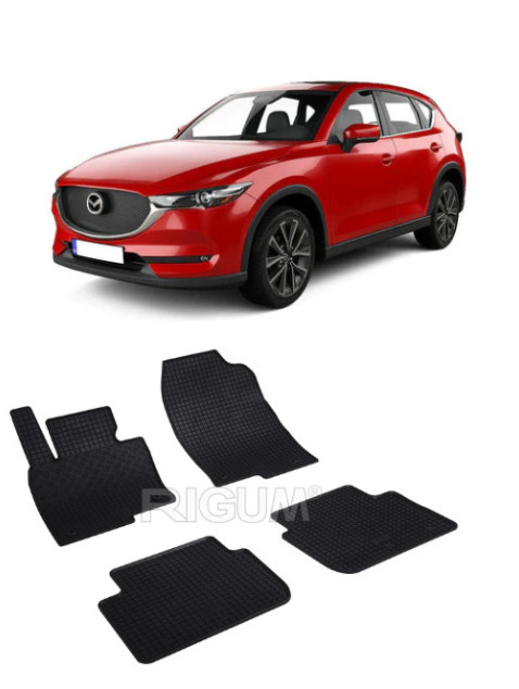 Set 4 covorase Mazda Cx-5 2022-prezent, din cauciuc 100%, compatibile cu autoturismul MAZDA CX-5