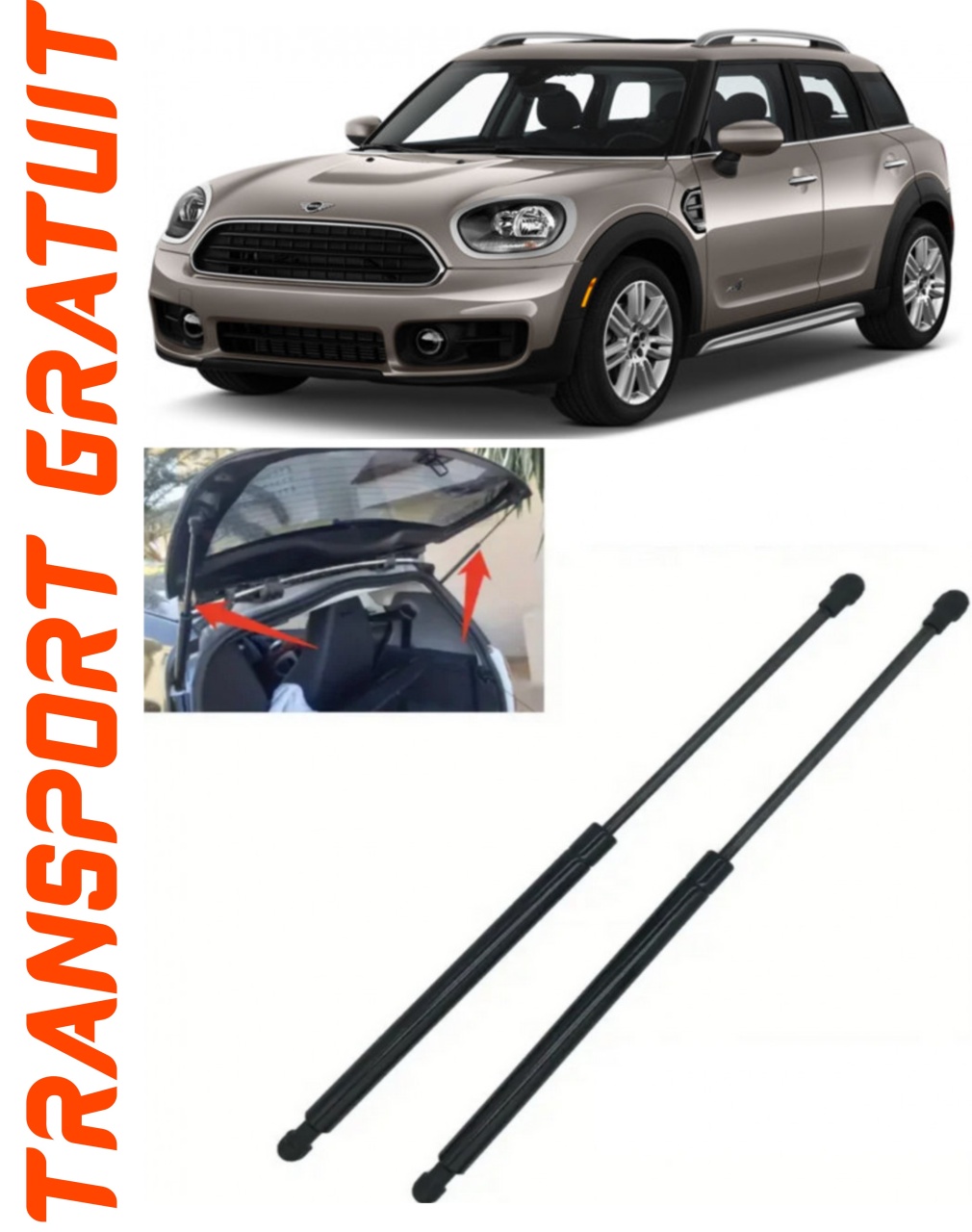 Set 2 amortizoare Haion portbagaj pentru masina MINI Mini Countryman