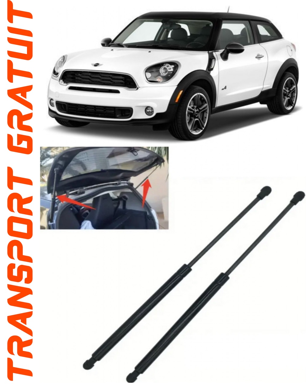 Set 2 amortizoare Haion portbagaj pentru masina MINI Mini Paceman