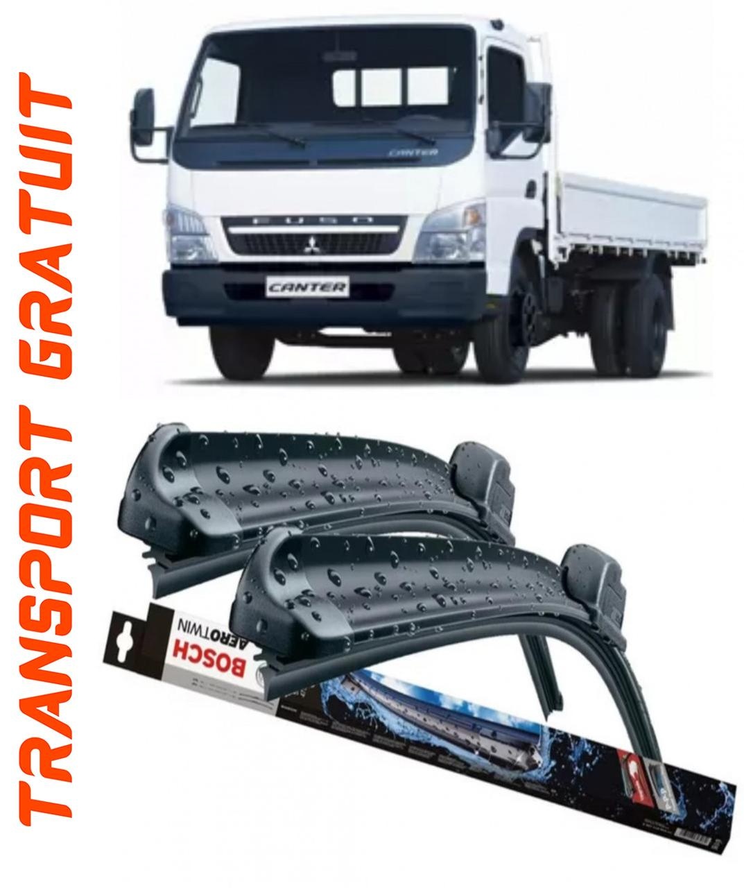 Stergatoare auto dedicat cu masina Mitsubishi Canter
