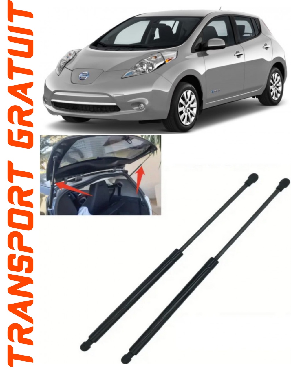 Set 2 amortizoare Haion portbagaj pentru masina Nissan Leaf