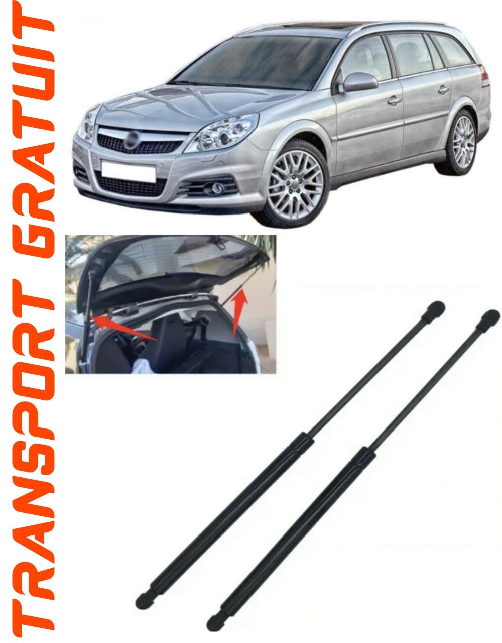 Set 2 amortizoare Haion portbagaj pentru masina Opel Vectra C