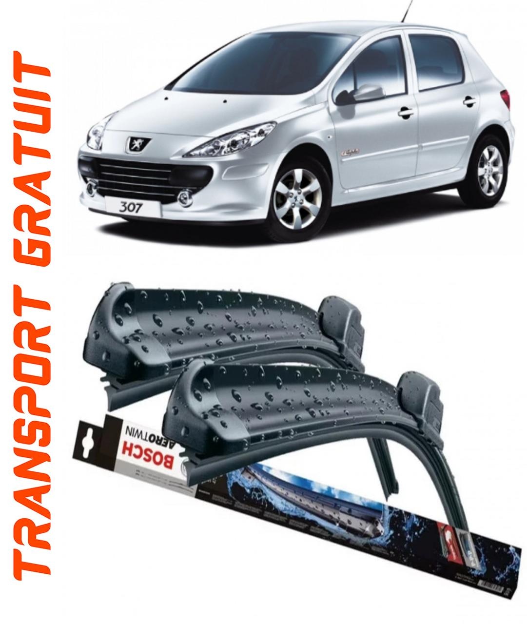 Stergatoare auto dedicat cu masina Peugeot 307