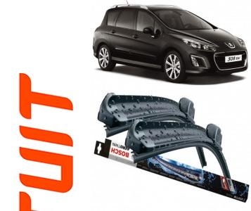 Stergatoare auto dedicat cu masina Peugeot 308