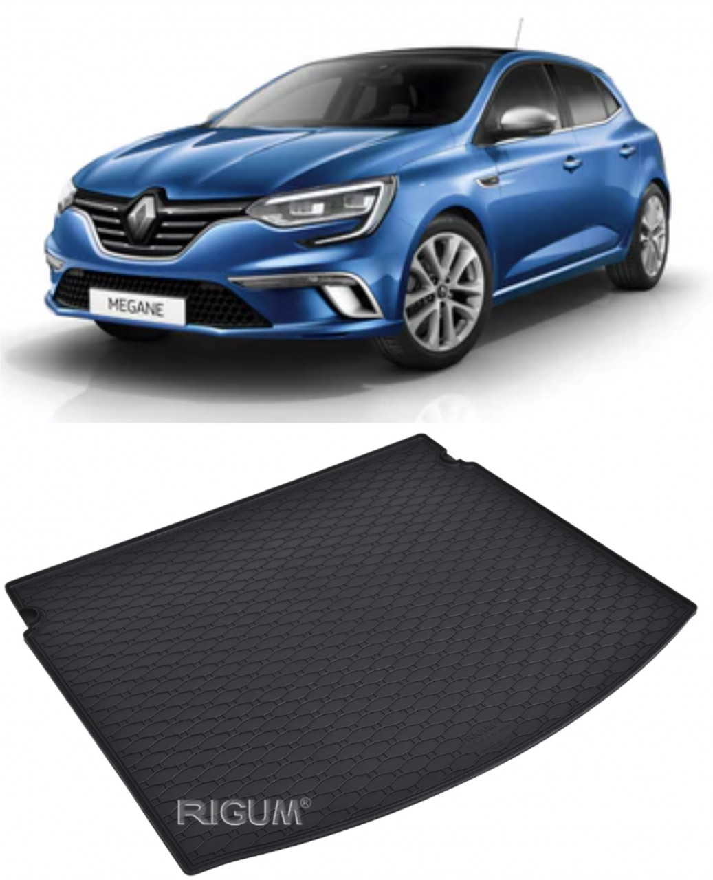 Tavita auto RENAULT Megane Grandtour 2016-prezent, protectie portbagaj, Cri-Flo, din cauciuc 100%, compatibil cu autoturismul RENAULT Megane Grandtour