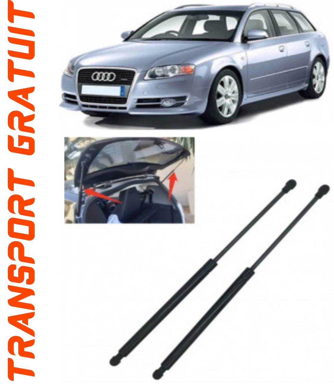 Set 2 amortizoare Haion portbagaj pentru masina AUDI A4