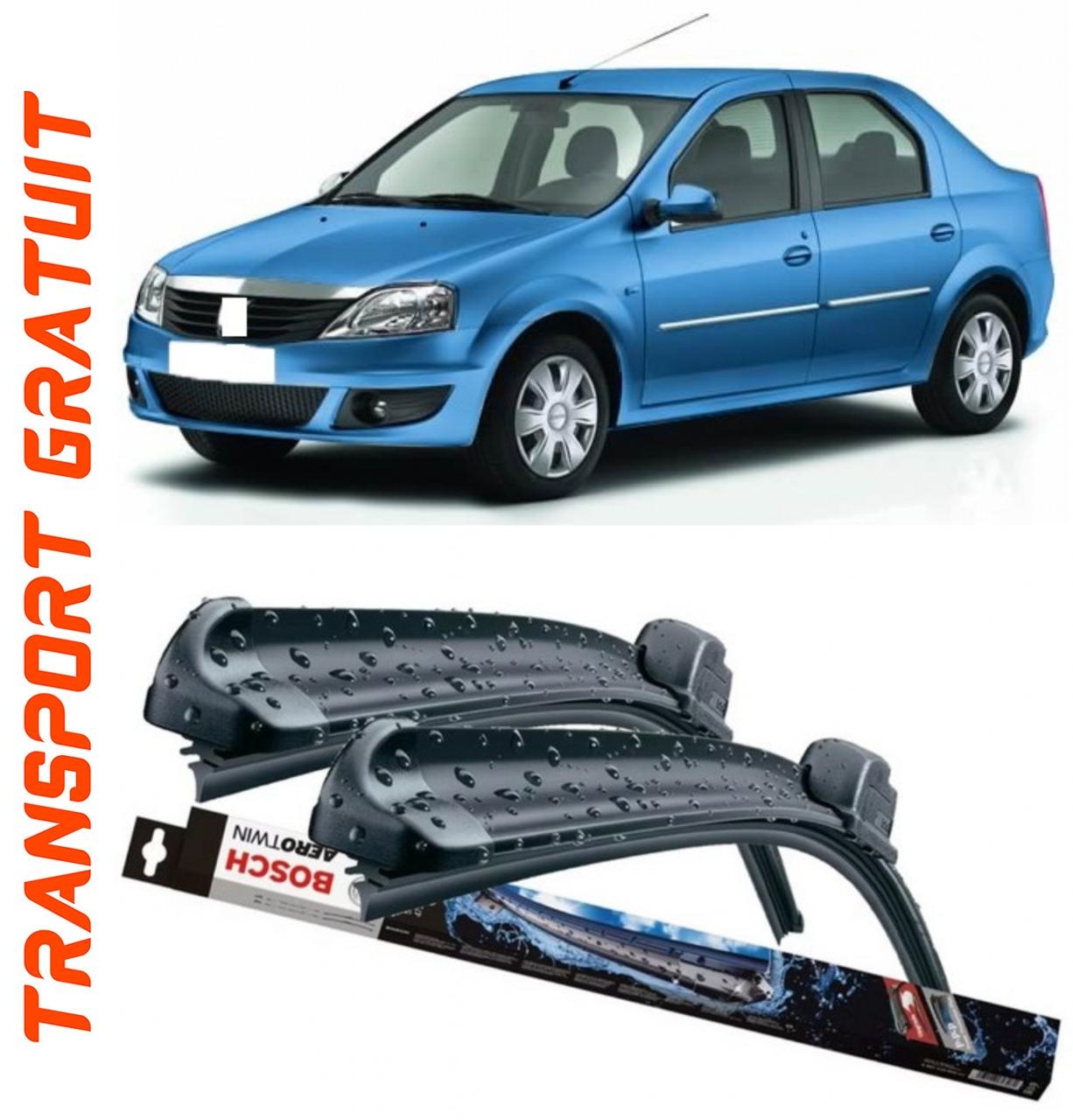Stergatoare auto dedicat cu masina Dacia Logan